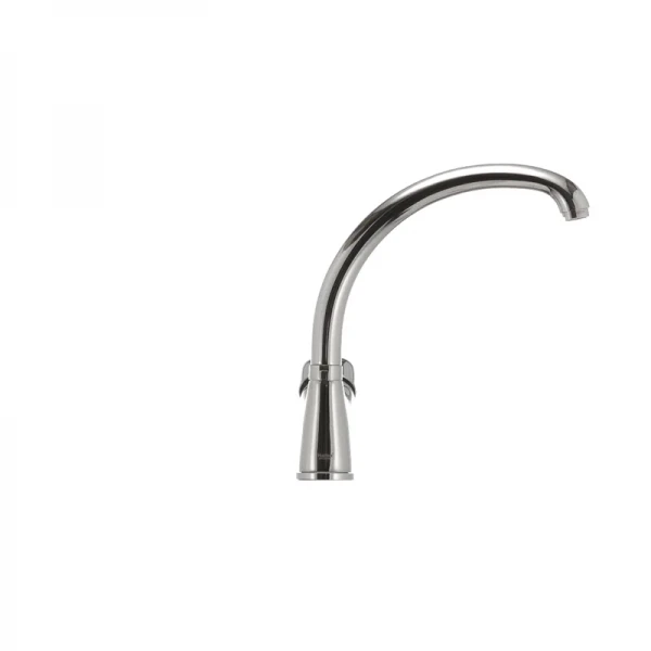 Смеситель для кухни Haiba Magic 011 с черной ручкой (HB0676)