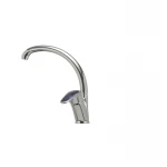 Смеситель для кухни Haiba Magic 011 с синей ручкой (HB0677)