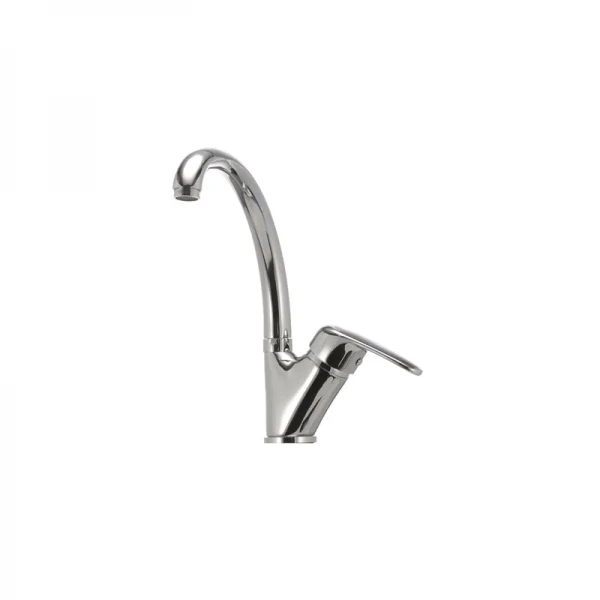 Смеситель для кухни Haiba Magic 011 с синей ручкой (HB0677)