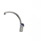 Смеситель для кухни Haiba Magic 011 с синей ручкой (HB0677)