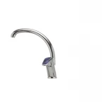 Смеситель для кухни Haiba Magic 011 с синей ручкой (HB0677)