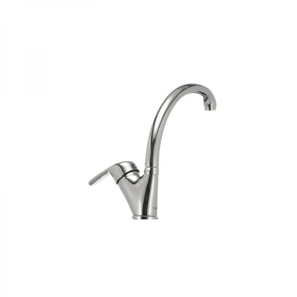 Смеситель для кухни Haiba Magic 011 с синей ручкой (HB0677)