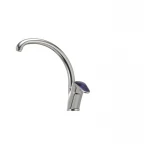 Смеситель для кухни Haiba Magic 011 с синей ручкой (HB0677)