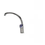 Смеситель для кухни Haiba Magic 011 с синей ручкой (HB0677)