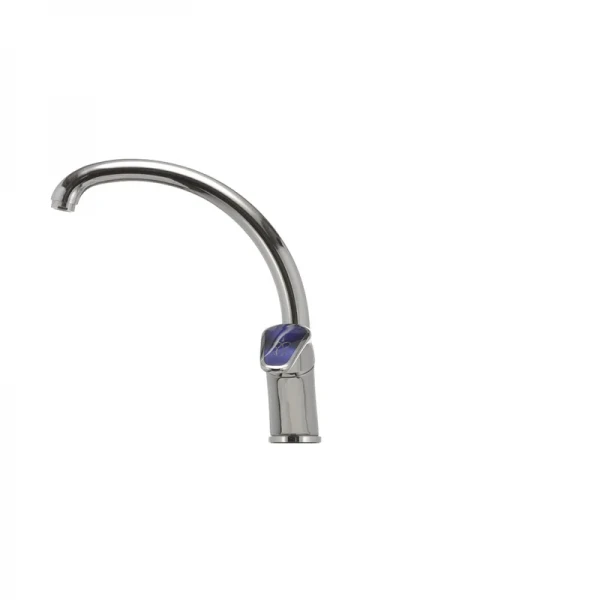 Смеситель для кухни Haiba Magic 011 с синей ручкой (HB0677)