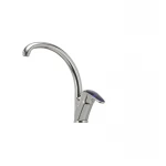 Смеситель для кухни Haiba Magic 011 с синей ручкой (HB0677)