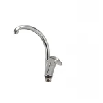 Смеситель для кухни Haiba Magic 777 с серой ручкой (HB0678)