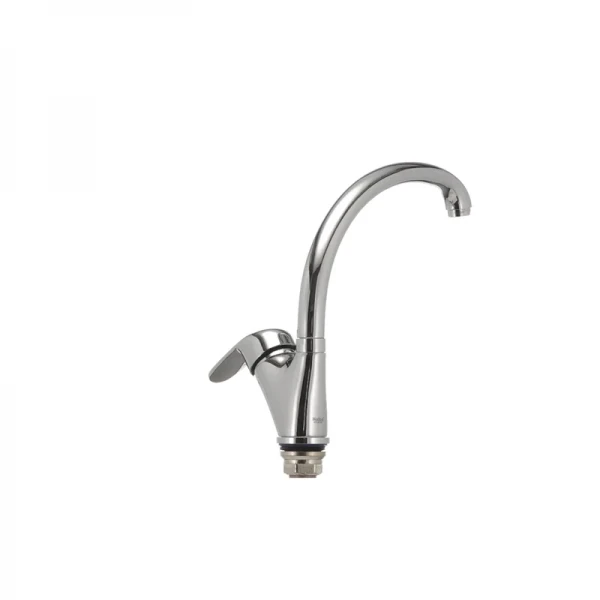 Смеситель для кухни Haiba Magic 777 с серой ручкой (HB0678)