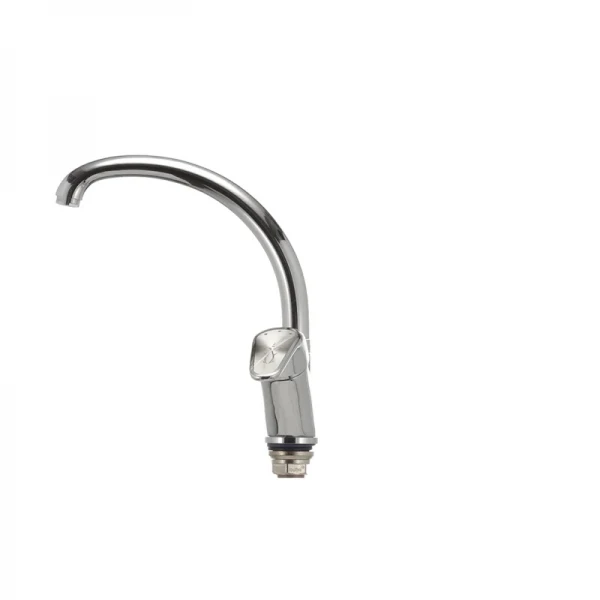 Смеситель для кухни Haiba Magic 777 с серой ручкой (HB0678)