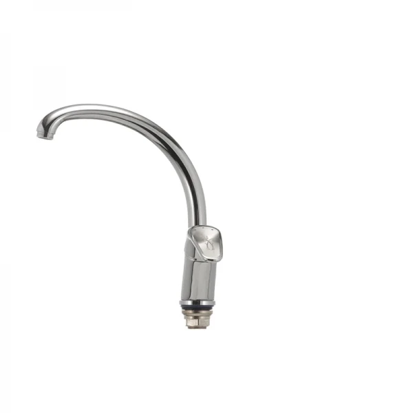 Смеситель для кухни Haiba Magic 777 с серой ручкой (HB0678)