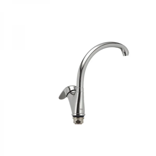 Смеситель для кухни Haiba Magic 777 с серой ручкой (HB0678)