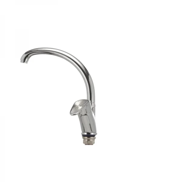 Смеситель для кухни Haiba Magic 777 с серой ручкой (HB0678)