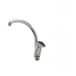 Смеситель для кухни Haiba Magic 777 с синей ручкой (HB0679)