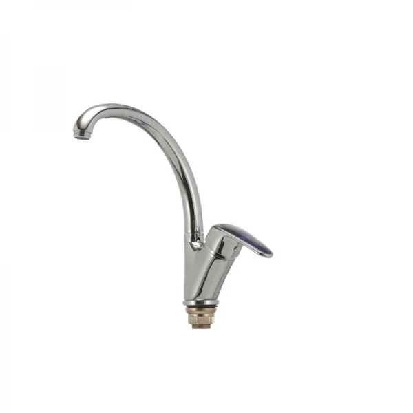 Смеситель для кухни Haiba Magic 777 с синей ручкой (HB0679)