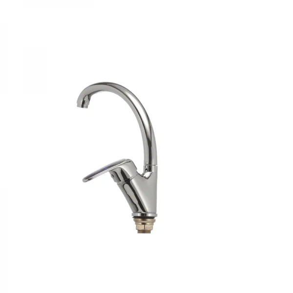 Смеситель для кухни Haiba Magic 777 с синей ручкой (HB0679)