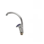 Смеситель для кухни Haiba Magic 777 с синей ручкой (HB0679)