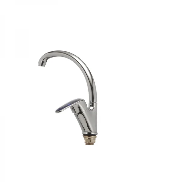 Смеситель для кухни Haiba Magic 777 с синей ручкой (HB0679)