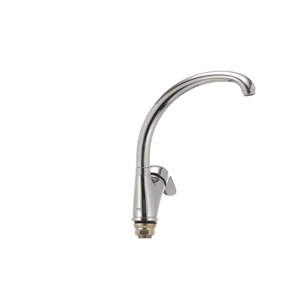 Смеситель для кухни Haiba Magic 777 с красной ручкой (HB0680)