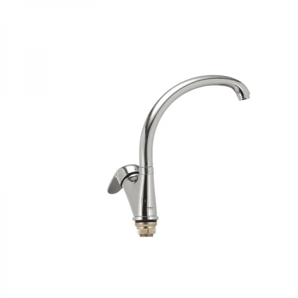 Смеситель для кухни Haiba Magic 777 с красной ручкой (HB0680)