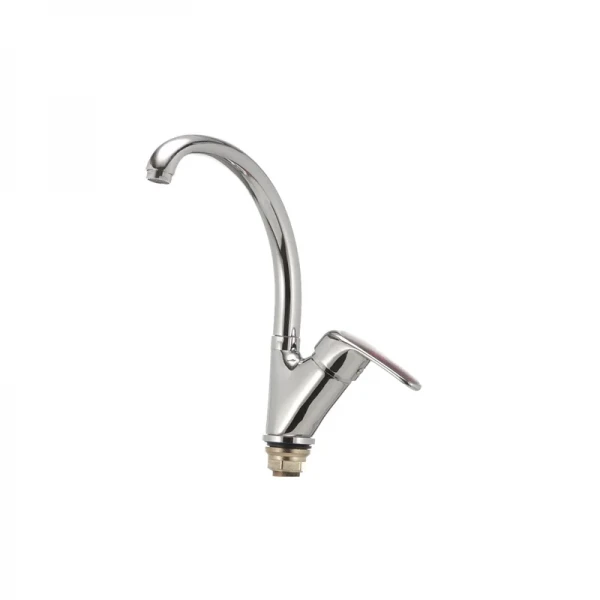 Смеситель для кухни Haiba Magic 777 с красной ручкой (HB0680)