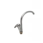 Смеситель для кухни Haiba Magic 777 с красной ручкой (HB0680)