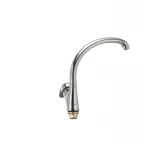 Смеситель для кухни Haiba Magic 777 с красной ручкой (HB0680)