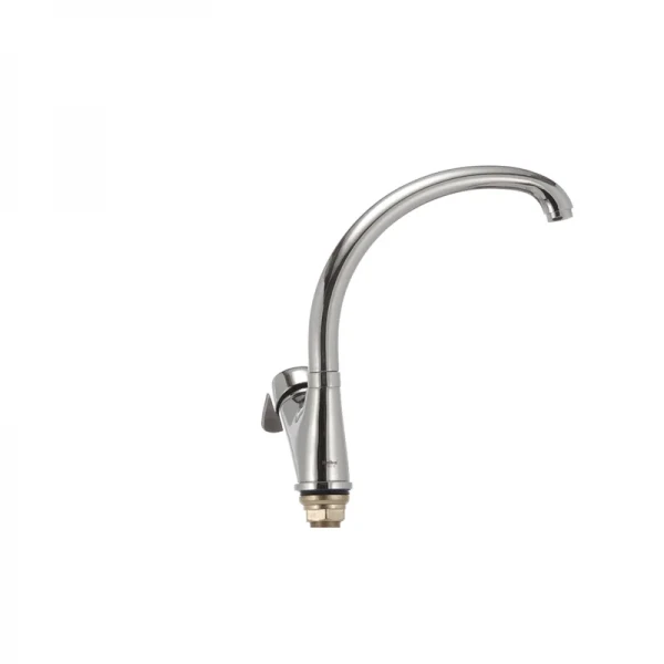 Смеситель для кухни Haiba Magic 777 с красной ручкой (HB0680)