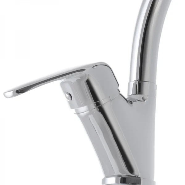 Смеситель для кухни Haiba Magic 777 с красной ручкой (HB0680)