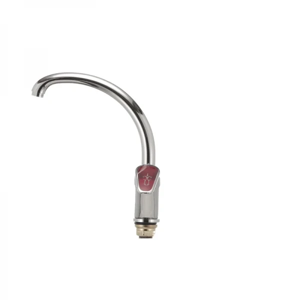 Смеситель для кухни Haiba Magic 777 с красной ручкой (HB0680)