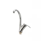 Смеситель для кухни Haiba Magic 777 с красной ручкой (HB0680)