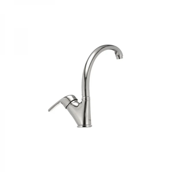 Смеситель для кухни Haiba Magic 777 с красной ручкой (HB0680)