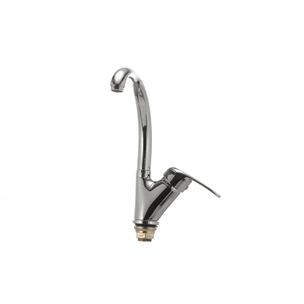 Смеситель для кухни Haiba Magic 777 с красной ручкой (HB0680)