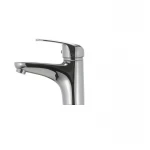 Смеситель для умывальника Haiba Magic 001 с красной ручкой (HB0684)