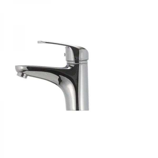 Смеситель для умывальника Haiba Magic 001 с красной ручкой (HB0684)