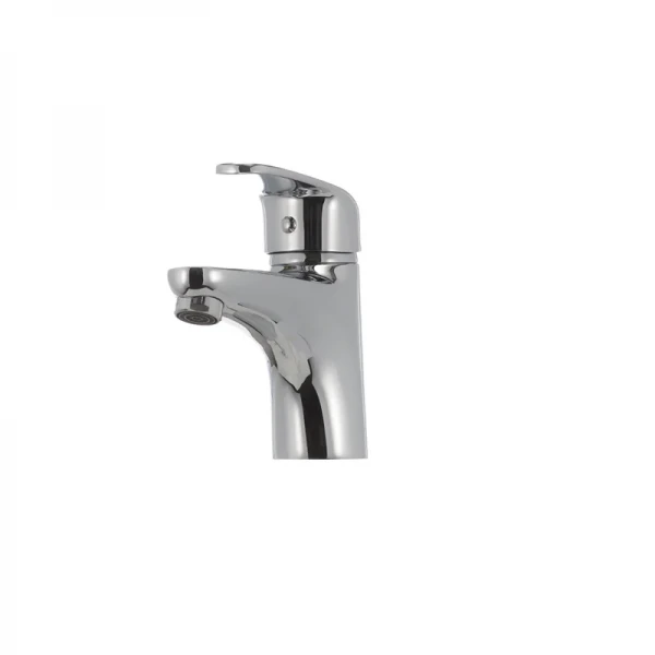 Смеситель для умывальника Haiba Magic 001 с красной ручкой (HB0684)