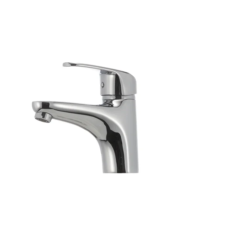 Змішувач для умивальника Haiba Magic 001 з червоною ручкою (HB0684)