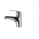 Смеситель для умывальника Haiba Magic 001 с красной ручкой (HB0684)