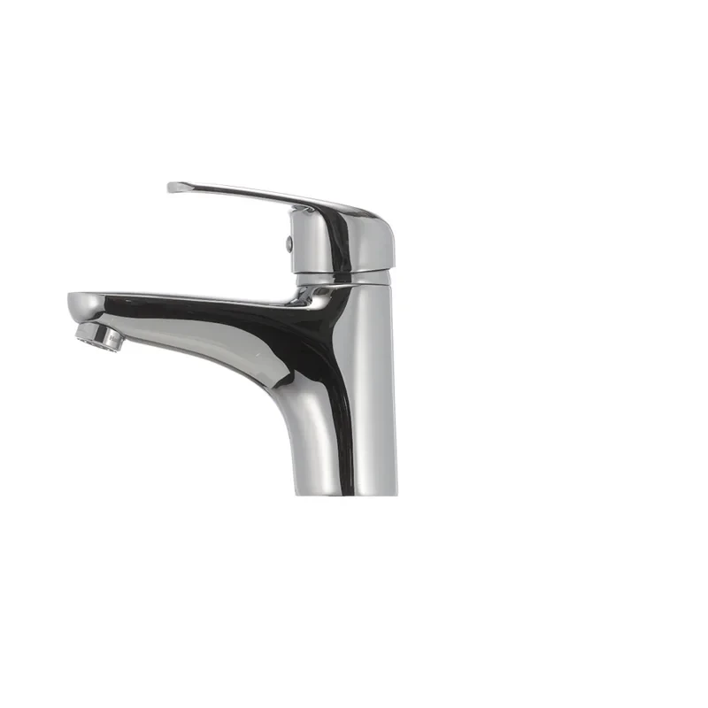 Змішувач для умивальника Haiba Magic 001 з червоною ручкою (HB0684)