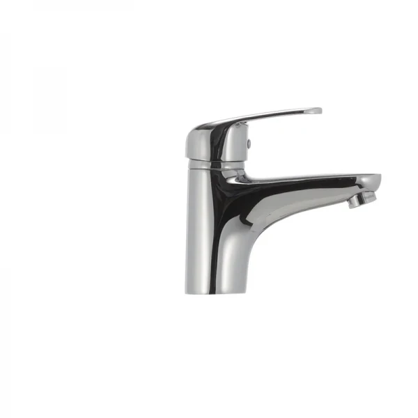 Смеситель для умывальника Haiba Magic 001 с красной ручкой (HB0684)