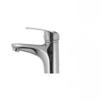 Смеситель для умывальника Haiba Magic 001 с красной ручкой (HB0684)