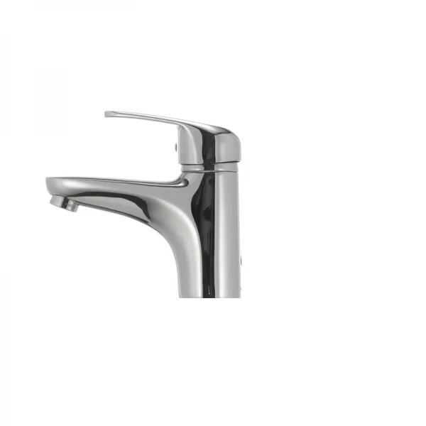 Смеситель для умывальника Haiba Magic 001 с красной ручкой (HB0684)