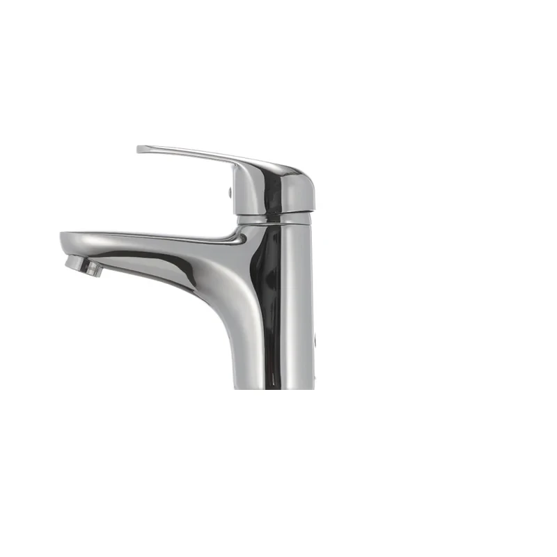 Змішувач для умивальника Haiba Magic 001 з червоною ручкою (HB0684)