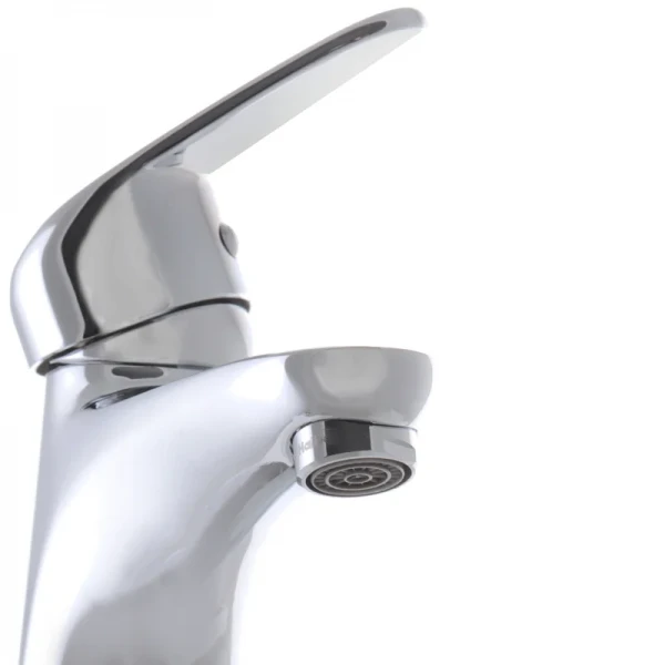 Смеситель для умывальника Haiba Magic 001 с красной ручкой (HB0684)