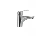 Смеситель для умывальника Haiba Magic 001 с красной ручкой (HB0684)