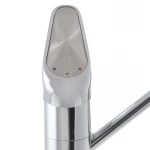 Смеситель для кухни Haiba Magic 004 с серой ручкой (HB0686)