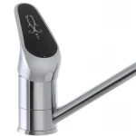 Смеситель для кухни Haiba Magic 004 с черной ручкой (HB0687)