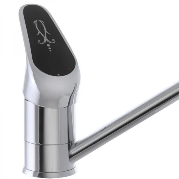 Смеситель для кухни Haiba Magic 004 с черной ручкой (HB0687)