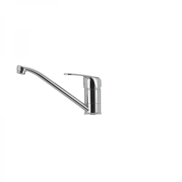 Смеситель для кухни Haiba Magic 004 с черной ручкой (HB0687)