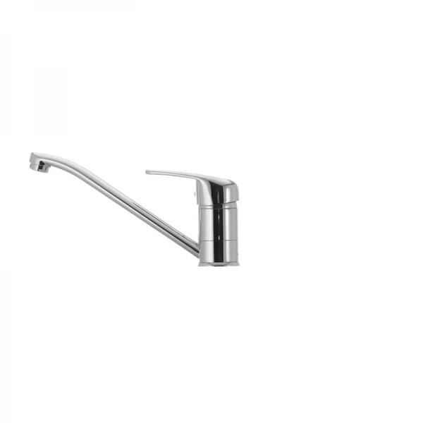 Смеситель для кухни Haiba Magic 004 с черной ручкой (HB0687)