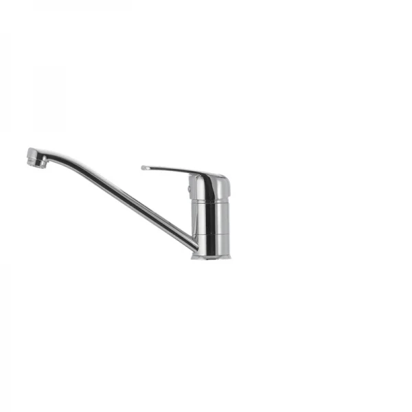 Смеситель для кухни Haiba Magic 004 с черной ручкой (HB0687)